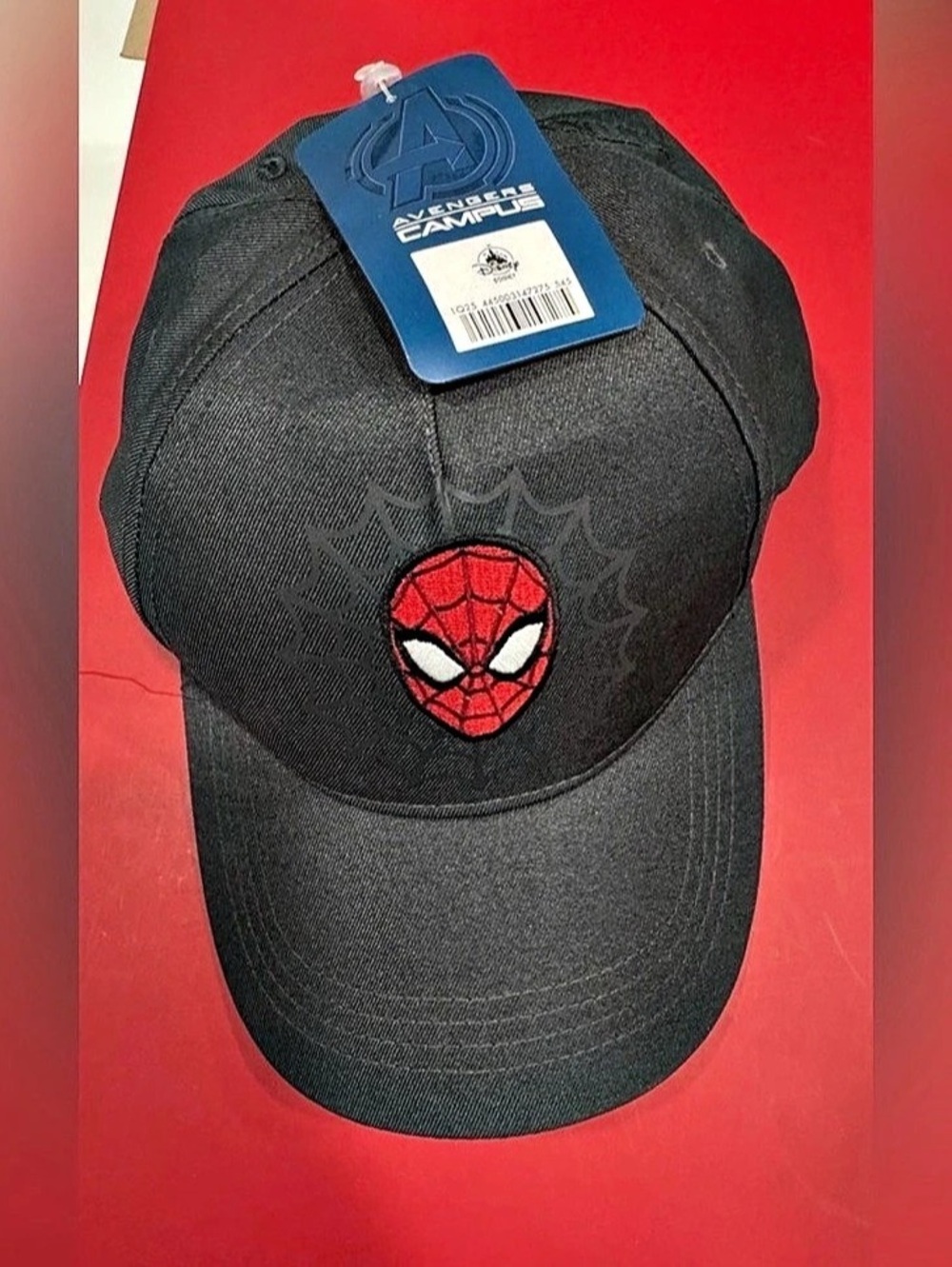Marvel Spider-Man Avengers Campus cap Kids Black Spider-Man Cap NWT